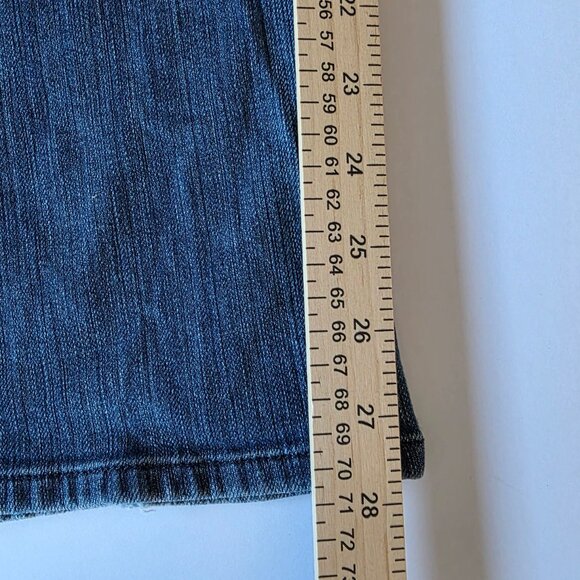 Lucky Brand Lil’ Maggie Low Rise Bootcut Jeans 4 / 27 Short Made in USA - Picture 9 of 13